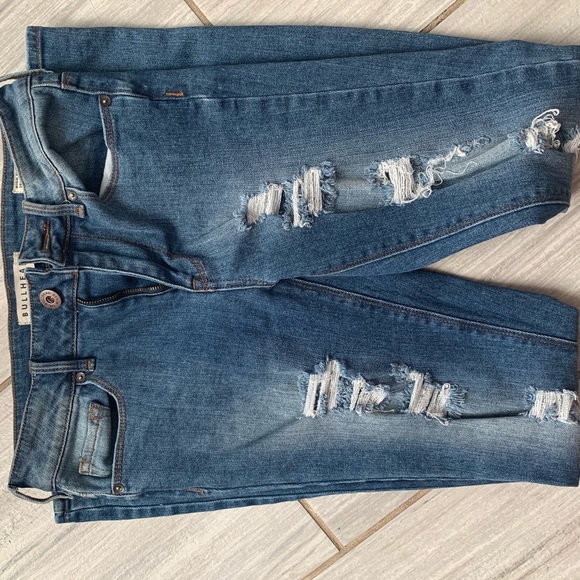 high waisted distressed pacsun jeans - Picture 2 of 2